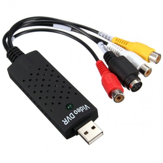 USB 2.0 Video TV DVD VHS Audio Capture Adapter Video Capture Card Cable