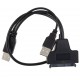USB 2.0 to SATA Cable USB2.0 Easy Drive Cable 2.5 Inch Hard Drive Cable USB 2.0 to SATA Cable USB2.0 Easy Drive Cable 2.5 Inch Hard Drive Cable