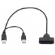 USB 2.0 to SATA Cable USB2.0 Easy Drive Cable 2.5 Inch Hard Drive Cable