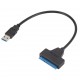 USB 3.0 to SATA III HDD SSD 2.5 inches Hard Drive Adapter Cable 22-Pin Data Power UASP