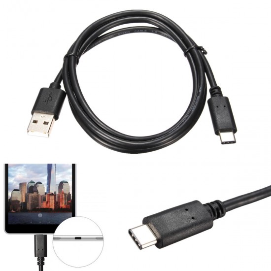 USB 3.1 Type-C Male Connector to USB2.0 A Male Data Cable Power Charging Cable