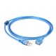 USB Male to Female Data Cable Transparent Blue High Speed USB 2.0 Extension Cable USB Extension Cord with Shielded Magnetic Ring USB Male to Female Data Cable Transparent Blue High Speed USB 2.0 Extension Cable USB Extension Cord with Shielded Magnetic Ring