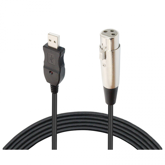 USB Microphone Cable Microphone To Computer Adapter Cable 3 Meters Computer Cable