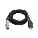 USB Microphone Cable Microphone To Computer Adapter Cable 3 Meters Computer Cable USB Microphone Cable Microphone To Computer Adapter Cable 3 Meters Computer Cable