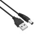 USB Port to 5.5mm / 2.1mm 5V DC Barrel Jack Power Cable Connector USB Port to 5.5mm / 2.1mm 5V DC Barrel Jack Power Cable Connector
