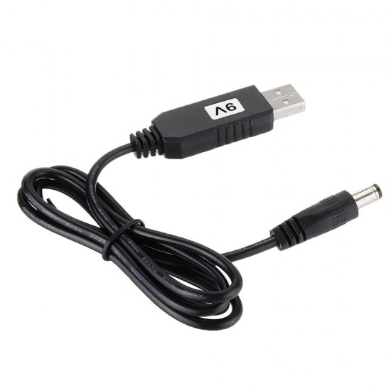 USB Power Boost Line DC 5V to DC 5V / 9V / 12V Step UP Module USB Converter Adapter Cable 2.1x5.5mm Plug