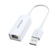 USB2.0 to RJ45 Network Cable Converter 100M Cable Network Card Adapter External Adapter Connector for Laptop UR-301W