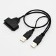 USB2.0 to SATA Cable SATA 7+15 Pin Hard drive Cable Connector Data Cable for 2.5'' SATA I II HDD SSD USB2.0 to SATA Cable SATA 7+15 Pin Hard drive Cable Connector Data Cable for 2.5'' SATA I II HDD SSD