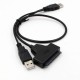 USB2.0 to SATA Cable SATA 7+15 Pin Hard drive Cable Connector Data Cable for 2.5'' SATA I II HDD SSD USB2.0 to SATA Cable SATA 7+15 Pin Hard drive Cable Connector Data Cable for 2.5'' SATA I II HDD SSD