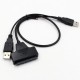 USB2.0 to SATA Cable SATA 7+15 Pin Hard drive Cable Connector Data Cable for 2.5'' SATA I II HDD SSD USB2.0 to SATA Cable SATA 7+15 Pin Hard drive Cable Connector Data Cable for 2.5'' SATA I II HDD SSD