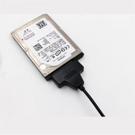 USB2.0 to SATA Cable SATA 7+15 Pin Hard drive Cable Connector Data Cable for 2.5'' SATA I II HDD SSD USB2.0 to SATA Cable SATA 7+15 Pin Hard drive Cable Connector Data Cable for 2.5'' SATA I II HDD SSD