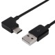 USB3.1 Quick Charge 90 Degree Type C Data Charging Sync Cable 27CM for Macbook Samsung Letv