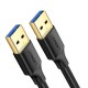 US128 USB Extension Data Cable USB Cable Type-A Male to Male for Radiator Hard Disk