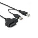 SA0058 Double USB 2.0 to SATA 13Pin Hard Drive Converter Cable Adapter 7+6 Male to Male SSD HDD Conversion Adapter for 2.5'' SATA Hard Drive CD/DVD Optical Drive SA0058 Double USB 2.0 to SATA 13Pin Hard Drive Converter Cable Adapter 7+6 Male to Male SSD HDD Conversion Adapter for 2.5'' SATA Hard Drive CD/DVD Optical Drive
