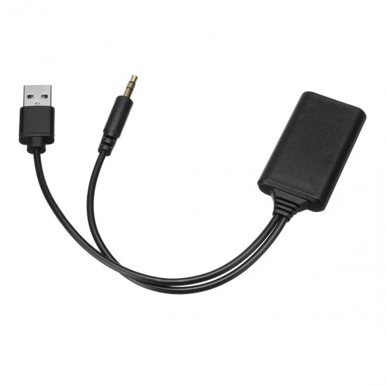 Universal 12V Car bluetooth Module Adapter AUX-IN AUX Audio Cable Wireless Radio Stereo USB 3.5MM Jack Plug Universal 12V Car bluetooth Module Adapter AUX-IN AUX Audio Cable Wireless Radio Stereo USB 3.5MM Jack Plug