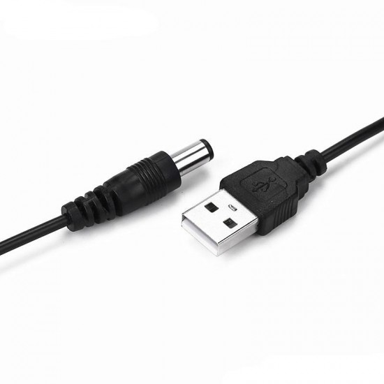 Universal USB to DC Power Plug Cable 5.5*2.1mm Adapter 5V Charging Wire For RC Model Monitor Tablet