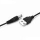 Universal USB to DC Power Plug Cable 5.5*2.1mm Adapter 5V Charging Wire For RC Model Monitor Tablet