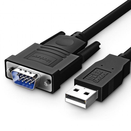 USB to DB9 RS232 Serial Cable Adapter USB COM Port DB9 Pin Cable RS232 For Printer LED POS
