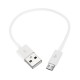 V8 2.1A Fasion PVC USB Fast Charging Data Micro Cable 0.2m For Samsung S7 Note 4