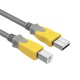 USB2.0 Printer Data Cable High Speed Type A to B Male to Male Cable for Printers Scanners Computers TV Fax Machine All-in-one Machine USB2.0 Printer Data Cable High Speed Type A to B Male to Male Cable for Printers Scanners Computers TV Fax Machine All-in-one Machine
