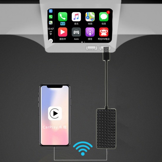 Wireless Carplay USB Display Dongle Wired Android Auto for Vihecle with Android System Wireless Carplay USB Display Dongle Wired Android Auto for Vihecle with Android System