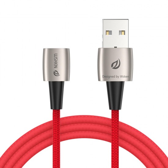 3A Type C Micro USB Fast Charging Magnetic Data Cable with LED Light For Huawei P30 Pro Mate 30 5G Mi9 9Pro Note 5 Pro 7A