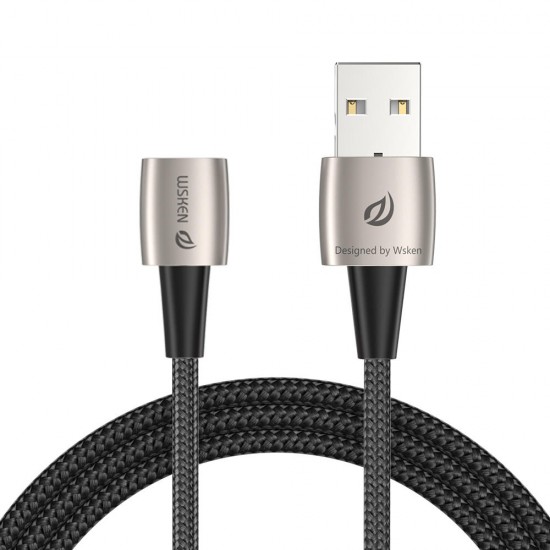 3A Type C Micro USB Fast Charging Magnetic Data Cable with LED Light For Huawei P30 Pro Mate 30 5G Mi9 9Pro Note 5 Pro 7A
