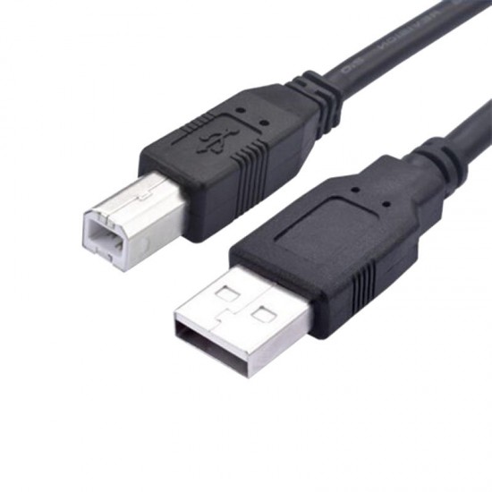 YX Square Mouth 1.5m USB2.0 High Speed Printer Data Cable A Male To B Male Cable for Printers Scanners Computers TV Fax Maching All-in-one Machine