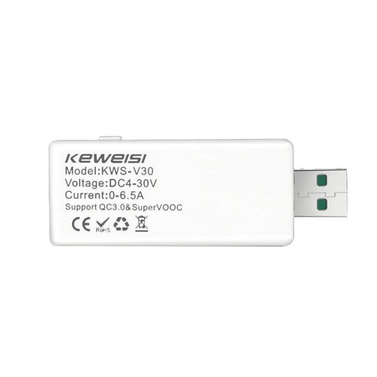 6 in1 USB Tester Digital LCD Display Current Voltage Charger Timing Power Meter Measuring Instrument 120W KWS-V30 6 in1 USB Tester Digital LCD Display Current Voltage Charger Timing Power Meter Measuring Instrument 120W KWS-V30