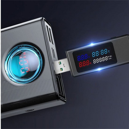 6 in1 USB Tester Digital LCD Display Current Voltage Charger Timing Power Meter Measuring Instrument 120W KWS-V30 6 in1 USB Tester Digital LCD Display Current Voltage Charger Timing Power Meter Measuring Instrument 120W KWS-V30