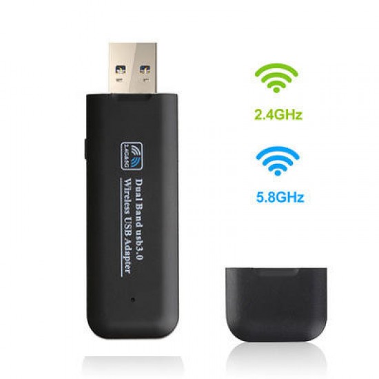 AC1200 Dual-band Wireless Network Card WiFi Receiver Wireless Receiver USB Adapter Laptop Accessories AC1200 Dual-band Wireless Network Card WiFi Receiver Wireless Receiver USB Adapter Laptop Accessories