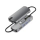 1905 5-in-1 USB-C Data USB Hub with 5-Port USB 3.0 HDMI Reader USB-C PD Charging 4K Display for MacBooks Notebooks Phone 1905 5-in-1 USB-C Data USB Hub with 5-Port USB 3.0 HDMI Reader USB-C PD Charging 4K Display for MacBooks Notebooks Phone