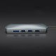 1905 5-in-1 USB-C Data USB Hub with 5-Port USB 3.0 HDMI Reader USB-C PD Charging 4K Display for MacBooks Notebooks Phone 1905 5-in-1 USB-C Data USB Hub with 5-Port USB 3.0 HDMI Reader USB-C PD Charging 4K Display for MacBooks Notebooks Phone