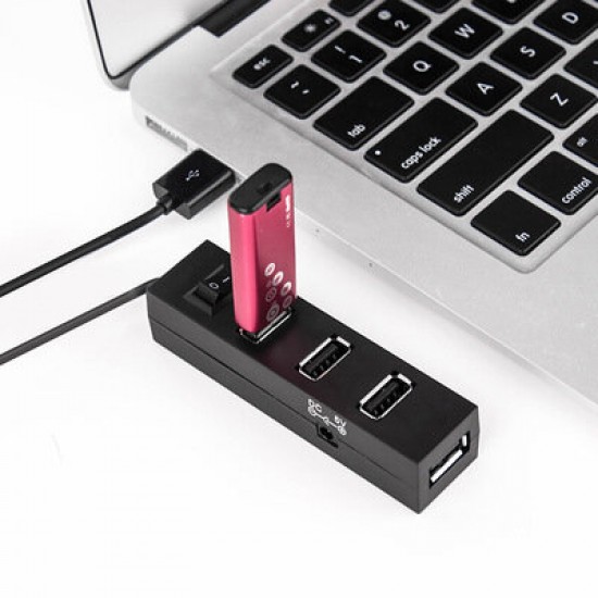 4 in 1 USB Hubs USB 2.0 x 4 Multifunctional Adapter