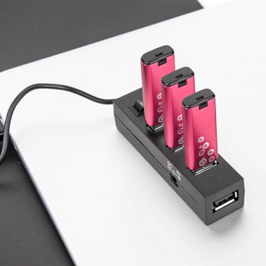 4 in 1 USB Hubs USB 2.0 x 4 Multifunctional Adapter