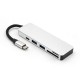 5-in-1 Type-C to 2-Port USB 3.0 Type-C PD Charge Hub SD TF Card Reader Support OTG Function 5-in-1 Type-C to 2-Port USB 3.0 Type-C PD Charge Hub SD TF Card Reader Support OTG Function