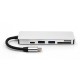 5-in-1 Type-C to 2-Port USB 3.0 Type-C PD Charge Hub SD TF Card Reader Support OTG Function 5-in-1 Type-C to 2-Port USB 3.0 Type-C PD Charge Hub SD TF Card Reader Support OTG Function
