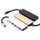 5-in-1 Type-C to 2-Port USB 3.0 Type-C PD Charge Hub SD TF Card Reader Support OTG Function 5-in-1 Type-C to 2-Port USB 3.0 Type-C PD Charge Hub SD TF Card Reader Support OTG Function