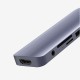 7 in 1 Type C Hub Splitter HD Extender USB3.0 SD TF Adapter Audio Expansion Dock 7 in 1 Type C Hub Splitter HD Extender USB3.0 SD TF Adapter Audio Expansion Dock