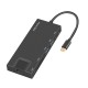 7-in-1 USB-C Hub Type-C to USB3.0 Adapter 4K HD VGA Gigabit Ethernet Converter PD Fast Charging SD/TF Card Reader Multi-functional Docking Station 7-in-1 USB-C Hub Type-C to USB3.0 Adapter 4K HD VGA Gigabit Ethernet Converter PD Fast Charging SD/TF Card Reader Multi-functional Docking Station