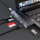 CM011S USB-C Hub 7-in-1 Type-C to HD 4K 2*USB 3.0 Ports SD TF Card Reader PD Charging Adapter Dock Station for MacBook/MI laptops/Lenovo X1/HUAWEI MateBook/Mate 10