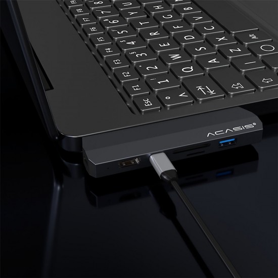 CM011S USB-C Hub 7-in-1 Type-C to HD 4K 2*USB 3.0 Ports SD TF Card Reader PD Charging Adapter Dock Station for MacBook/MI laptops/Lenovo X1/HUAWEI MateBook/Mate 10 CM011S USB-C Hub 7-in-1 Type-C to HD 4K 2*USB 3.0 Ports SD TF Card Reader PD Charging Adapter Dock Station for MacBook/MI laptops/Lenovo X1/HUAWEI MateBook/Mate 10