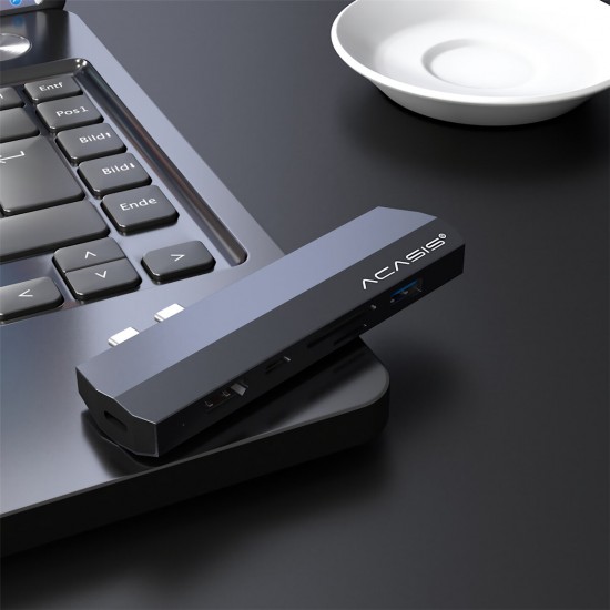 CM011S USB-C Hub 7-in-1 Type-C to HD 4K 2*USB 3.0 Ports SD TF Card Reader PD Charging Adapter Dock Station for MacBook/MI laptops/Lenovo X1/HUAWEI MateBook/Mate 10 CM011S USB-C Hub 7-in-1 Type-C to HD 4K 2*USB 3.0 Ports SD TF Card Reader PD Charging Adapter Dock Station for MacBook/MI laptops/Lenovo X1/HUAWEI MateBook/Mate 10