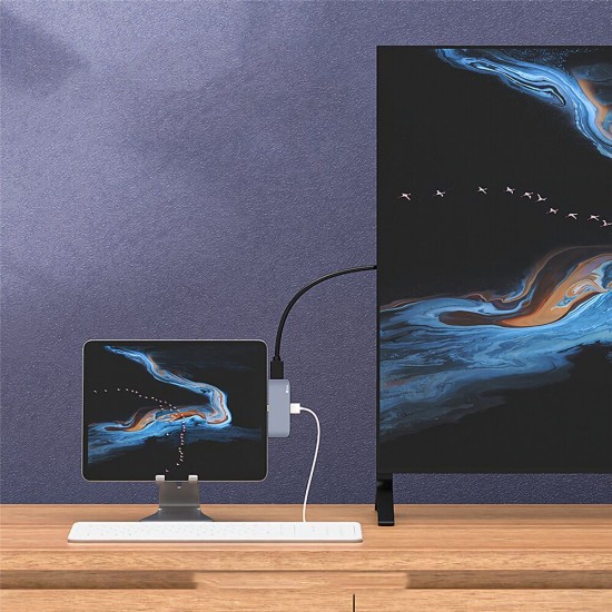 R38 4-in-1 USB-C Hub Type-C to USB3.0 Adapter 4K HD 3.5mm Audio Converter PD Fast Charging Multi-functional Docking Station R38 4-in-1 USB-C Hub Type-C to USB3.0 Adapter 4K HD 3.5mm Audio Converter PD Fast Charging Multi-functional Docking Station