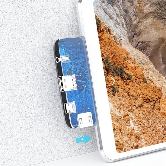 R38 4-in-1 USB-C Hub Type-C to USB3.0 Adapter 4K HD 3.5mm Audio Converter PD Fast Charging Multi-functional Docking Station R38 4-in-1 USB-C Hub Type-C to USB3.0 Adapter 4K HD 3.5mm Audio Converter PD Fast Charging Multi-functional Docking Station