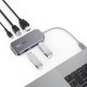 BW-TH10 6-in-1 USB-C Data Hub 6 Ports USB3.0 Docking Station Type-C PD Charging USB Adapter Converter