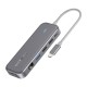 11-in-1 USB-C Data Hub with Dual 4K@30Hz HDMI Ports 1080P VGA Port RJ45 LAN SD TF Card Slots Up to 100W Type-C PD Charging 11-in-1 USB-C Data Hub with Dual 4K@30Hz HDMI Ports 1080P VGA Port RJ45 LAN SD TF Card Slots Up to 100W Type-C PD Charging