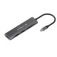 HC501/HU501 Type-C/Type-A to USB3.0 5 in 1 USB Hub SD TF Card Reader Adapter Aluminum Alloy Extender Extension Connector for PC Laptop