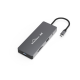 HC901A Type-C 9 in 1 Multifunction USB Hub SD/TF Card Reader RJ45 3.5mm Audio Port with Type-C PD Interface Adapter HC901A Type-C 9 in 1 Multifunction USB Hub SD/TF Card Reader RJ45 3.5mm Audio Port with Type-C PD Interface Adapter