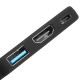 CF003 Type-C to Type-C USB 3.1 4K Display Hub USB Docking for Nintendo Switch for Samsung S8